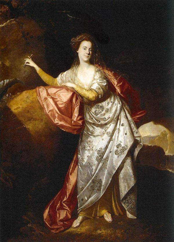 Portrait of Ann Brown in the Role of Miranda by Johann Zoffany