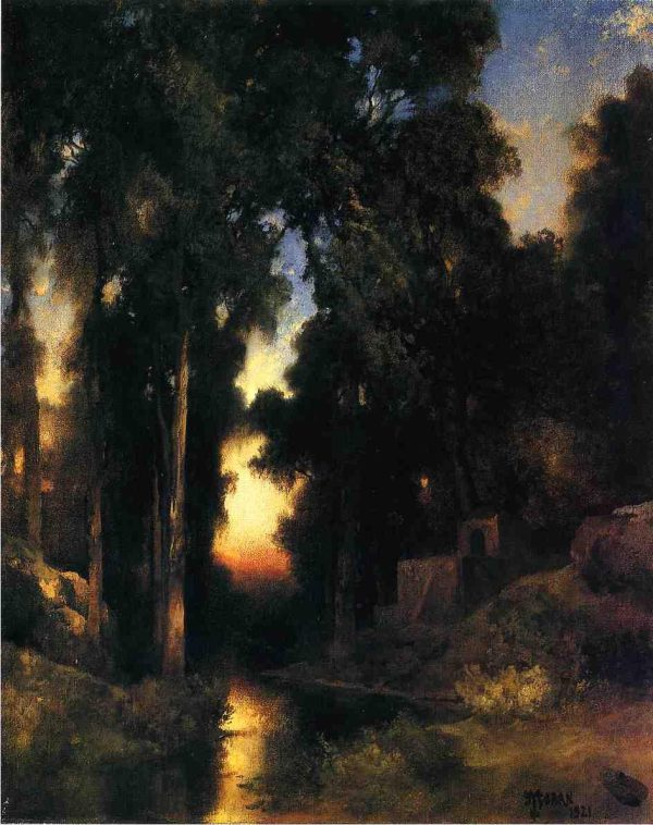 Mission in Old Mexico by Thomas Moran