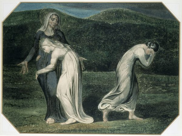Naomi Entreating Ruth and Orpah to Return to the Land of Moab by William Blake
