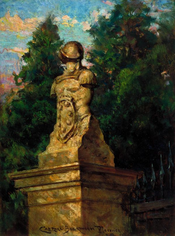 Modigliani Gate Post by Carroll Beckwith