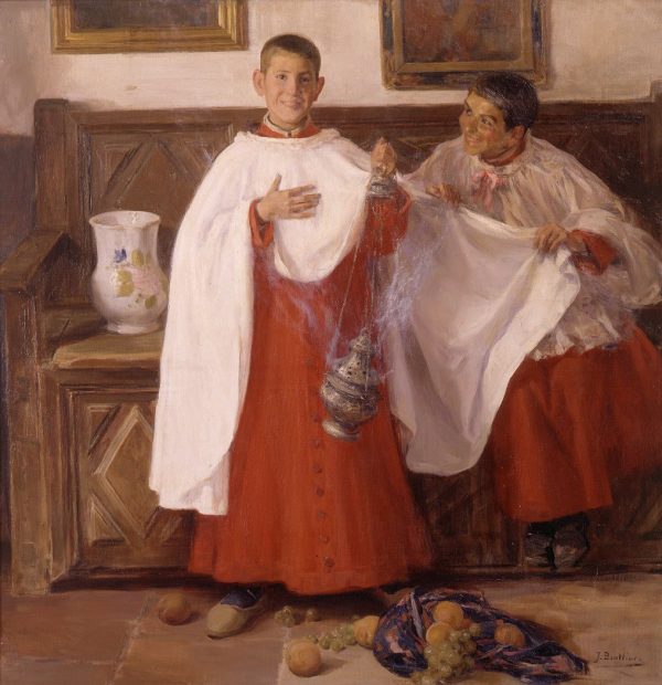Monaguillos by Jose Benlliure y Gil