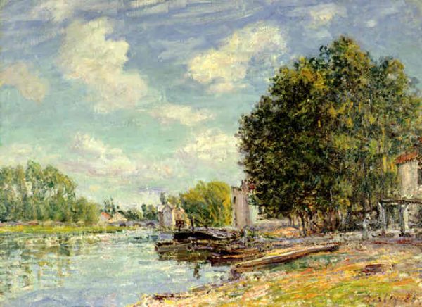 Moret-Sur-Loing II by Alfred Sisley