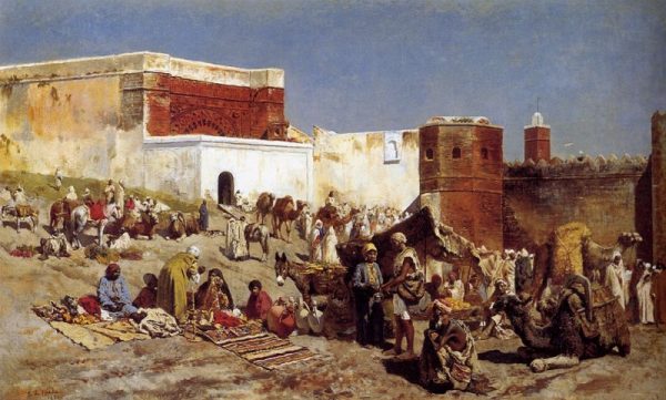 Moroccan Market by Edwin Lord Weeks