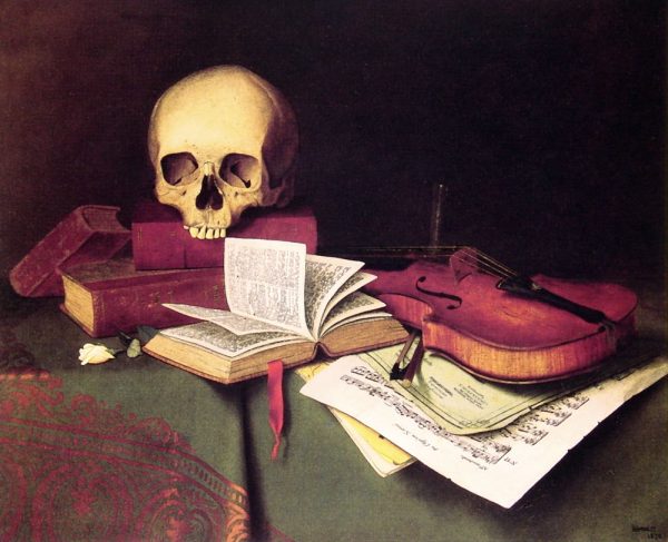Mortality and Immortality by William Michael Harnett