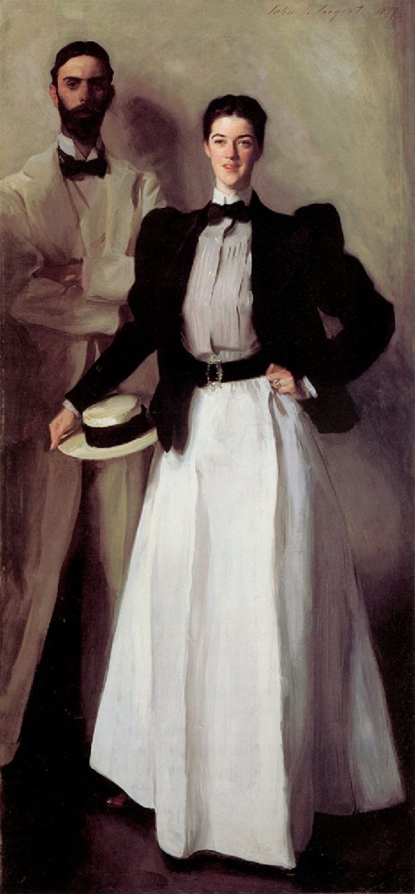 Mr. and Mrs. Isaac Newton Phelps Stokes by John Singer Sargent