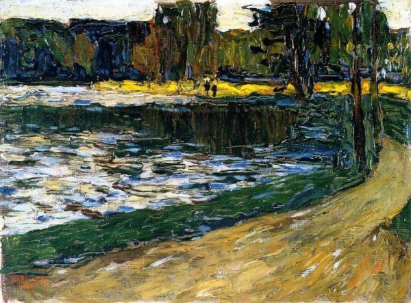 Munich - English Garden by Wassily Kandinsky