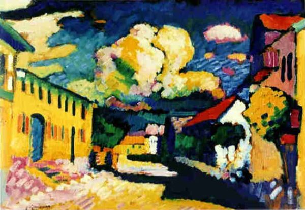 Murnau. A Village Street by Wassily Kandinsky
