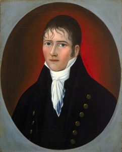 Portrait of Sea Captain John Murphy by Joshua Johnson - hand-painted oil reproduction