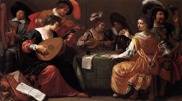 Music-making Company by Jan van Bijlert