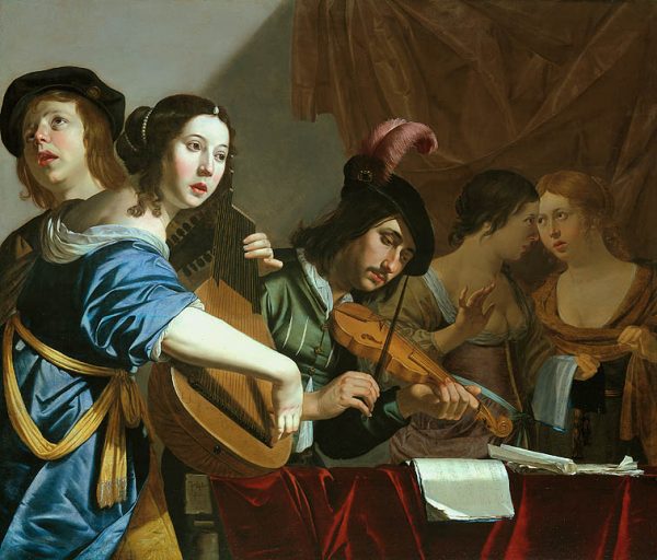 Musical Company by Jan van Bijlert