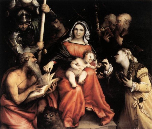 Mystic Marriage of St. Catherine by Lorenzo Lotto