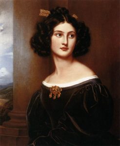 Nanette Heine by Joseph Karl Stieler - hand-painted oil reproduction