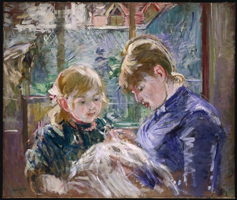 The Artist's Daughter, Julie, With Her Nanny