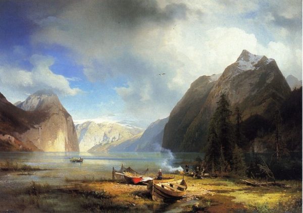 Nature's Majesty by Hermann Ottomar Herzog