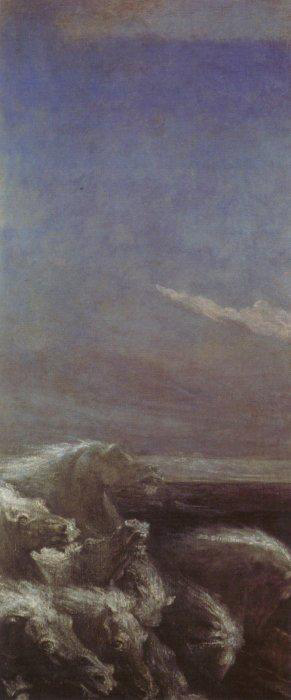 Neptune's Horses by George Frederic Watts