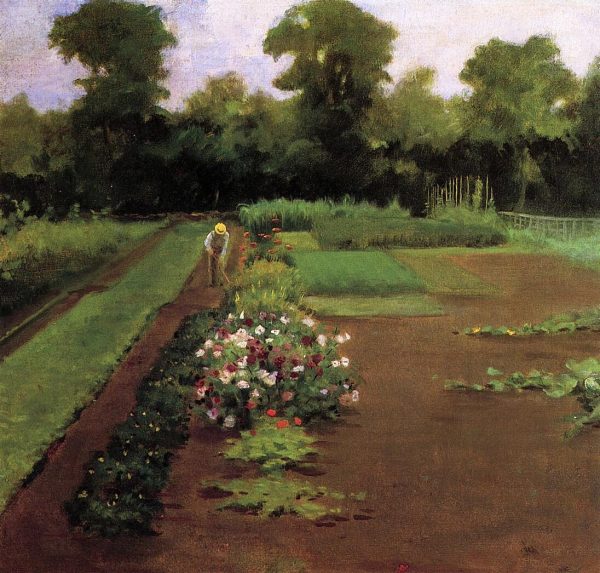 New Hamburg Garden by Carroll Beckwith