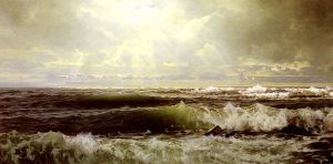 The Sheepfold', Easton's Point, Newport by William Trost Richards - hand-painted oil reproduction