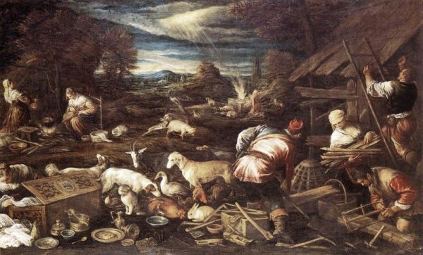 Noah's Sacrifice by Jacopo Bassano