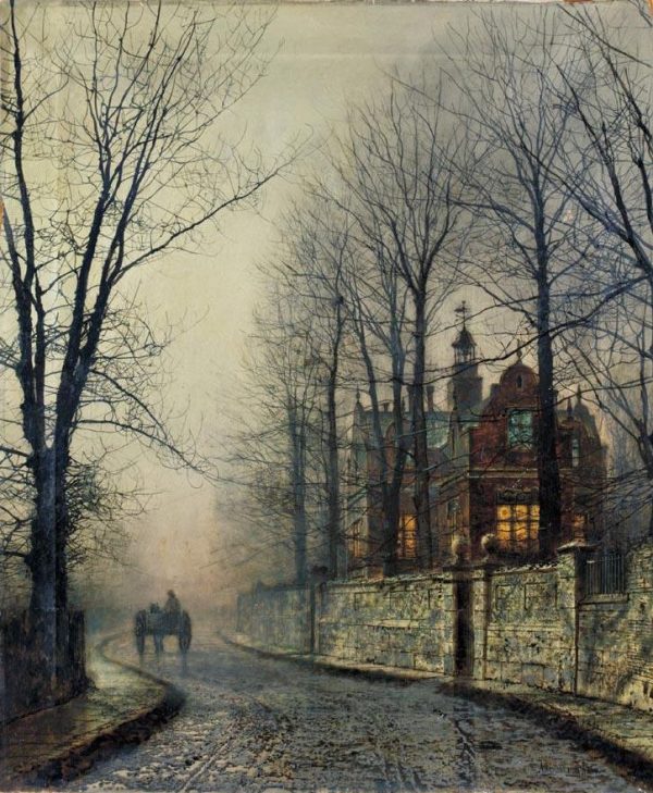 November Moonlight by John Atkinson Grimshaw