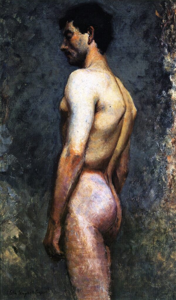 Nude Male Study by Colin Campbell Cooper