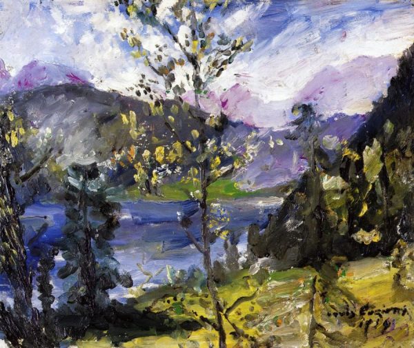 October Show at the Walchensee by Lovis Corinth