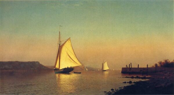 October on the Hudson by Francis Silva