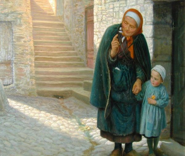 Old Neighbour Gone Bye by Arthur Hughes