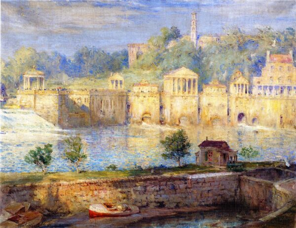 Old Waterworks Fairmount by Colin Campbell Cooper