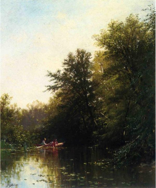 On the Mill Stream by Alfred Thompson Bricher