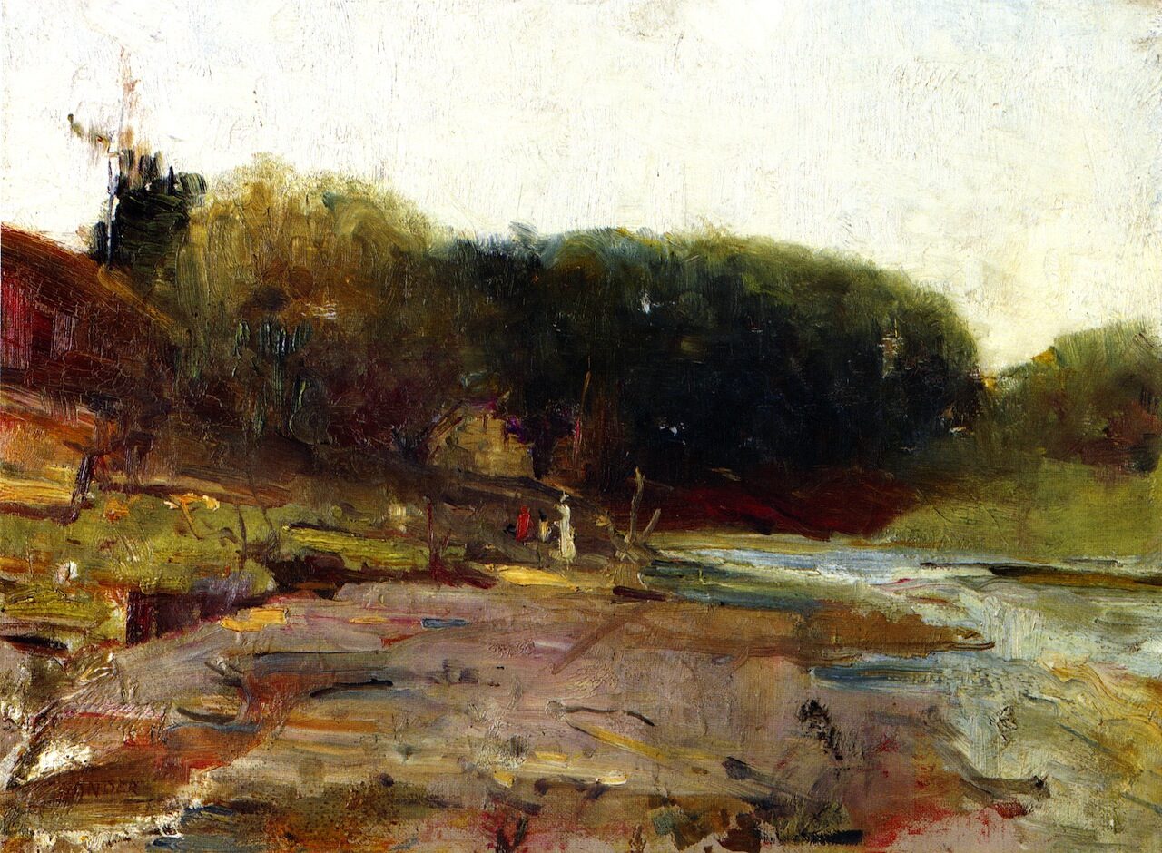 On the River Yarra near Heidelberg Victoria by Charles Conder