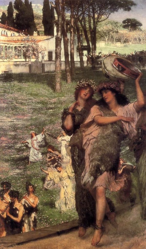On the Road to the Temple of Ceres by Lawrence Alma-Tadema