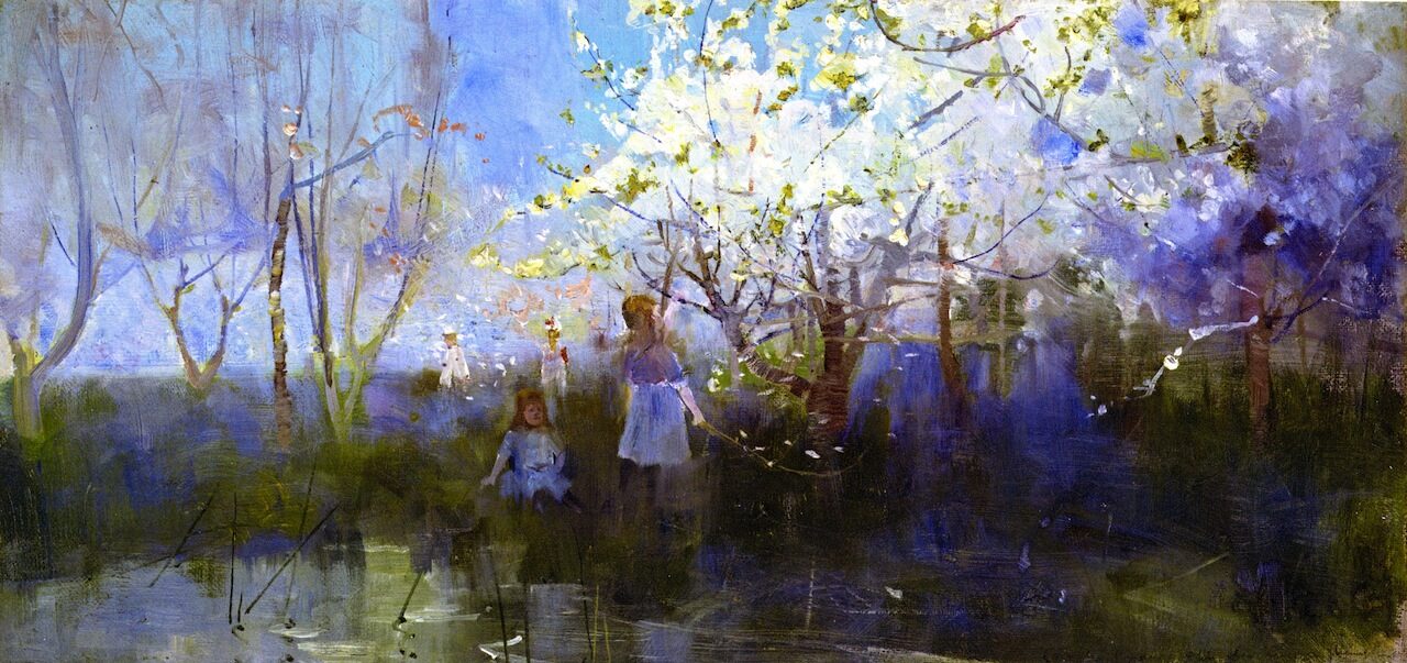 Orchard Scene by Charles Conder