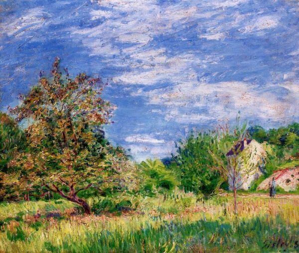 Orchard in Spring II by Alfred Sisley
