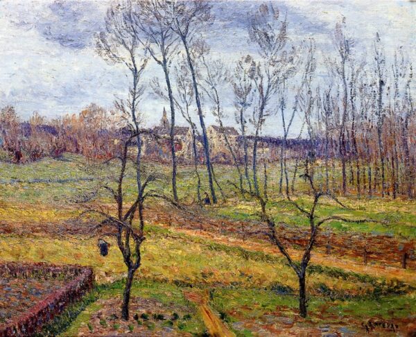 Overcast Weather at Nesles-la-Vallee by Gustave Loiseau