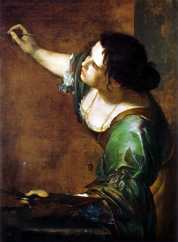 Self-Portrait as the Allegory of Painting by Artemisia Gentilesch