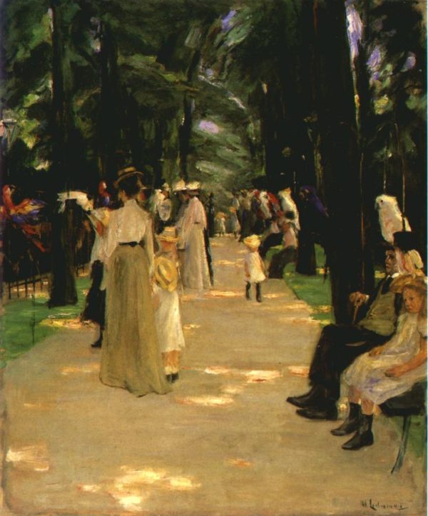 Parrot Street by Max Liebermann