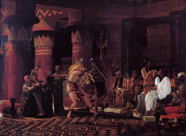Pastimes in Ancient Egypt by Lawrence Alma-Tadema