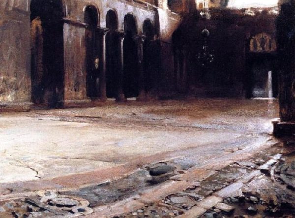 Pavement of St. Mark's by John Singer Sargent