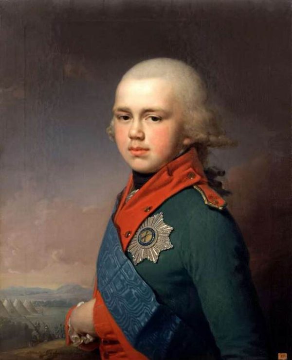 Portrait of Grand Prince Konstantin Pavlovich by Vladimir Borovikovsky