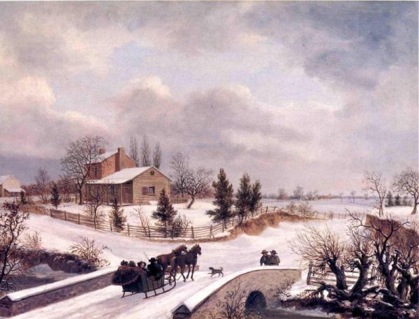 Pennsylvania Winter Scene by Thomas Birch