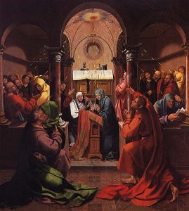 Pentecostes by Vasco Fernandes - hand-painted oil reproduction