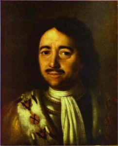 Portrait Of Peter The Great by Aleksey Antropov - hand-painted oil reproduction