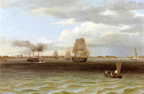 Philadelphia Harbor by Thomas Birch