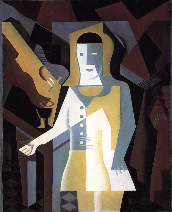 Pierrot III by Juan Gris