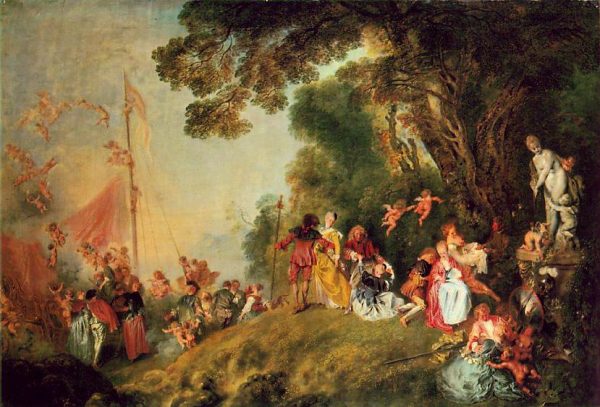 Pilgrimage to Cythera II by Antoine Watteau