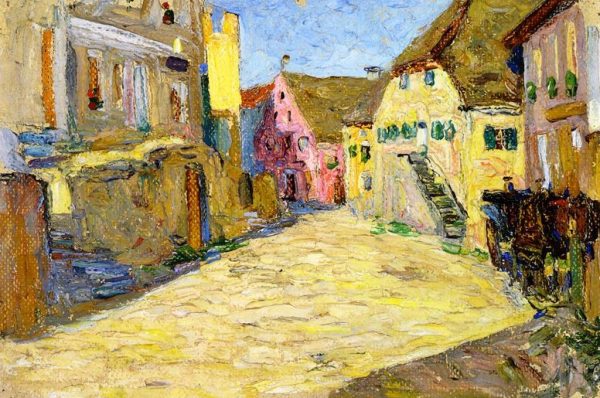 Pink Landscape by Wassily Kandinsky