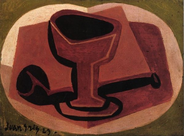 Pipe and Glass by Juan Gris