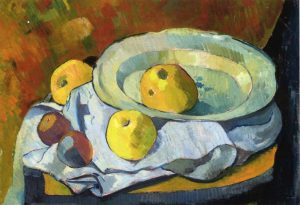 Plate of Apples by Paul Serusier - hand-painted oil reproduction