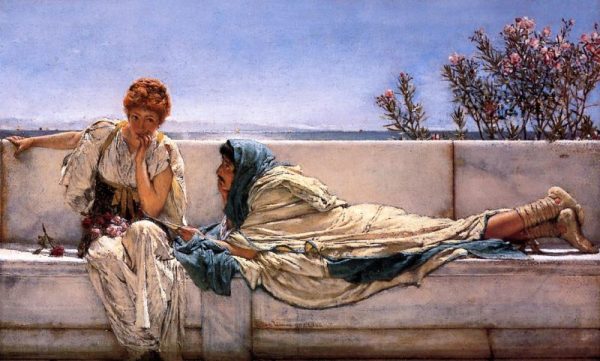 Pleading by Lawrence Alma-Tadema