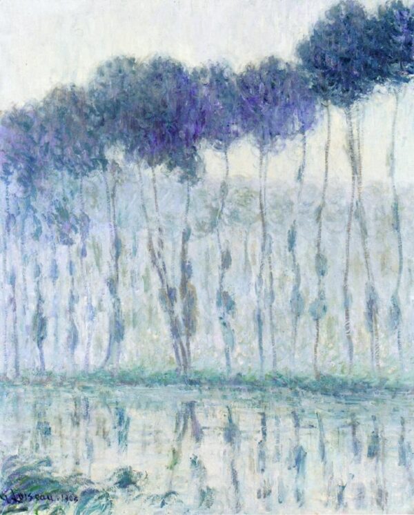 Poplars on the Banks of the Eure by Gustave Loiseau